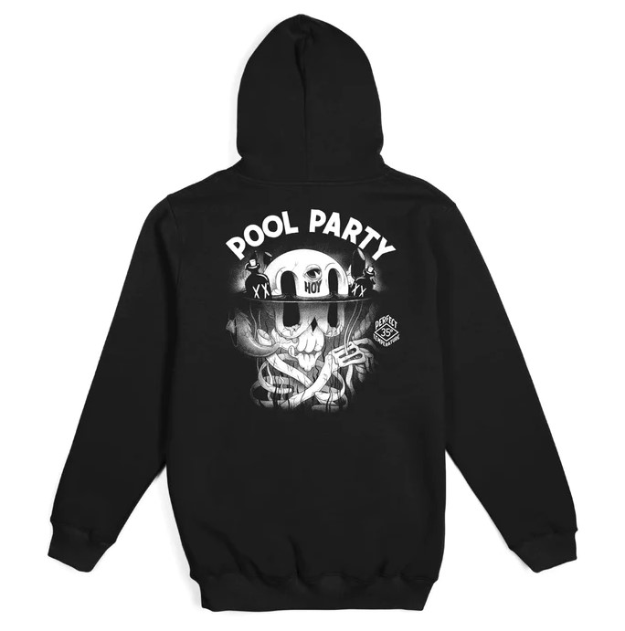 The Dudes Pool Party Hoody Black