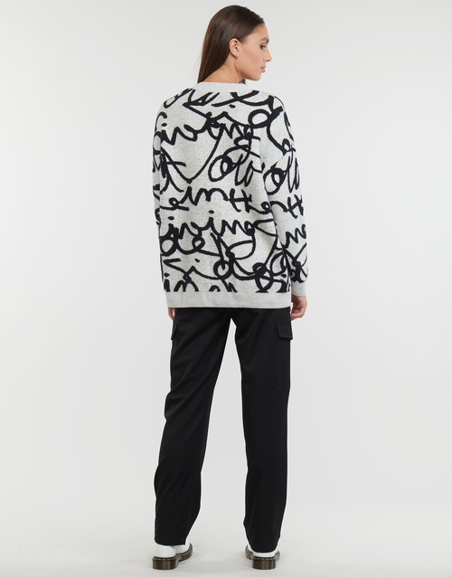 Desigual - LETTERING - Gris / Noir