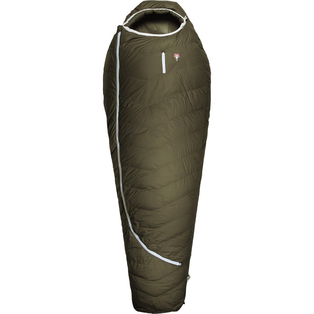 Grüezi Bag Biopod DownWool Ice CompostAble Schlafsack moss green
