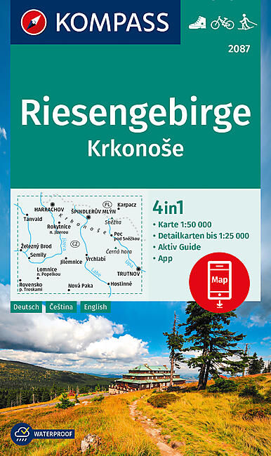 KOMPASS - 2087 RIESENGEBIRGE 1 50 000
