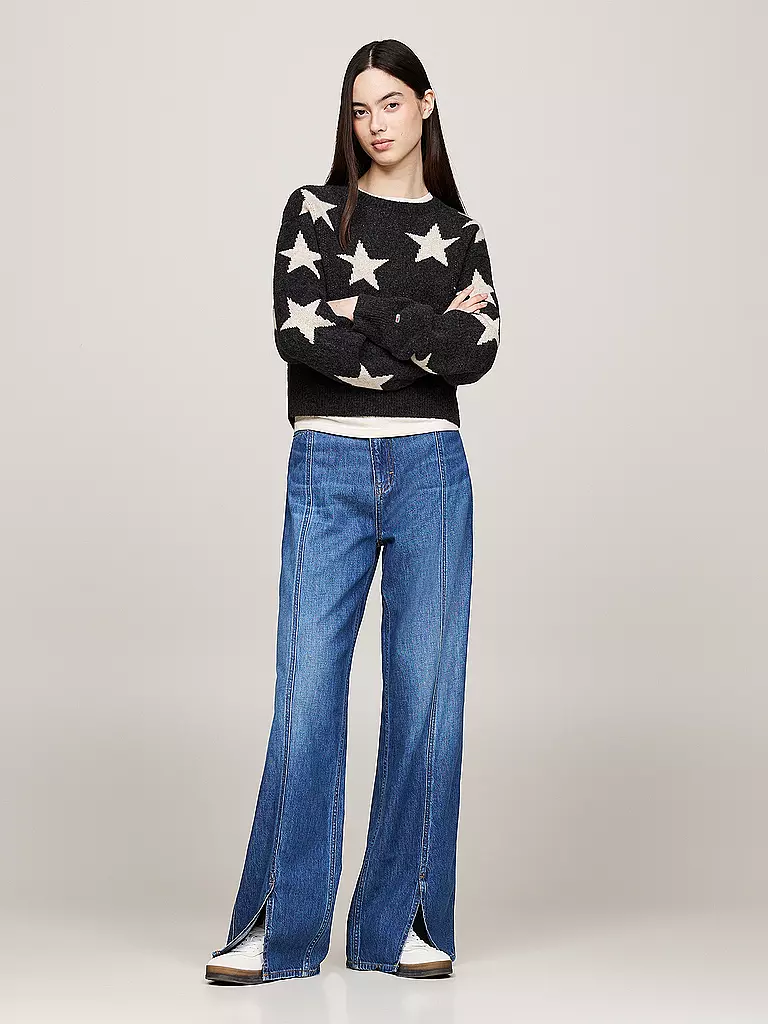 TOMMY JEANS Pullover schwarz