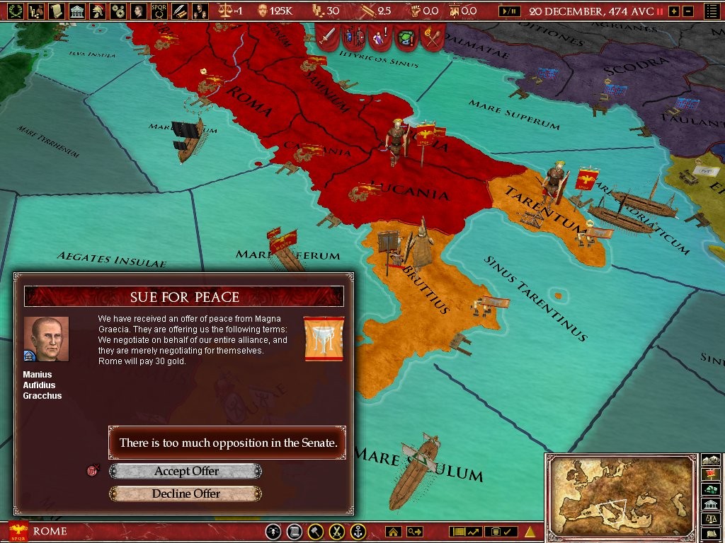 Europa Universalis: Rome - Gold Edition- PC