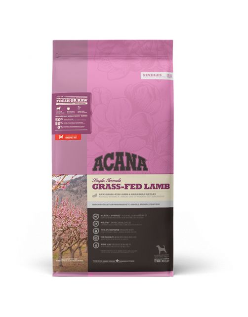 Acana Singles Grass-Fed Lamb Lam&Appel - Hondenvoer