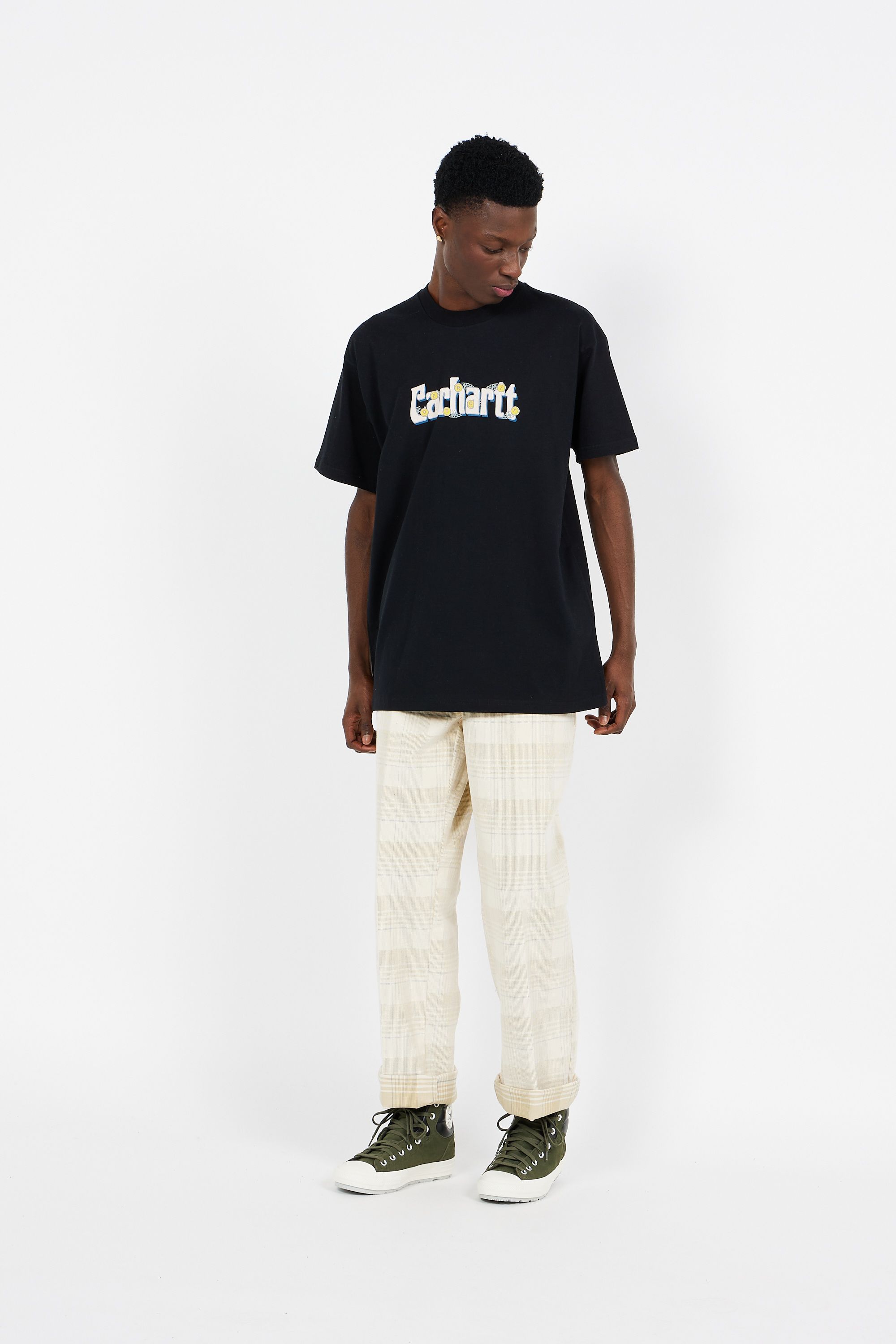 CARHARTT WIP T-shirt S/S Spin Script T-Shirt Noir