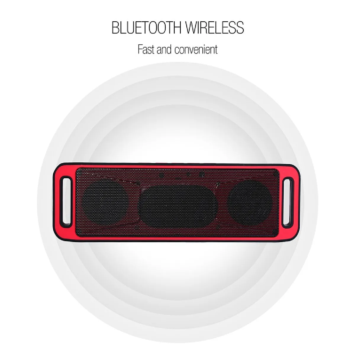 Universal Enceinte extérieure Bluetooth - Rouge