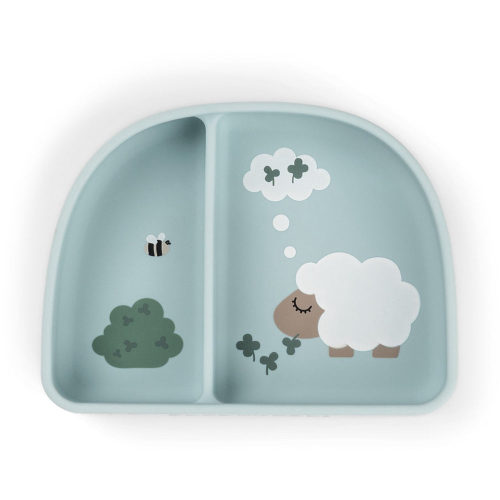 Køb DonebyDeer Tiny Farm Blue Stick&Stay Inddelt Skål