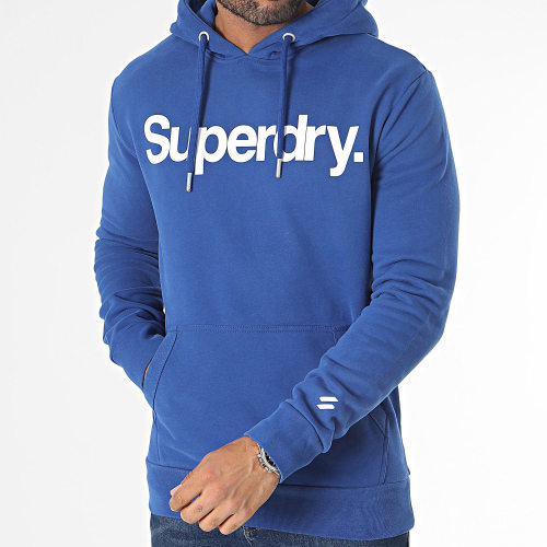 Sweat Capuche Logo Classic Bleu Roi