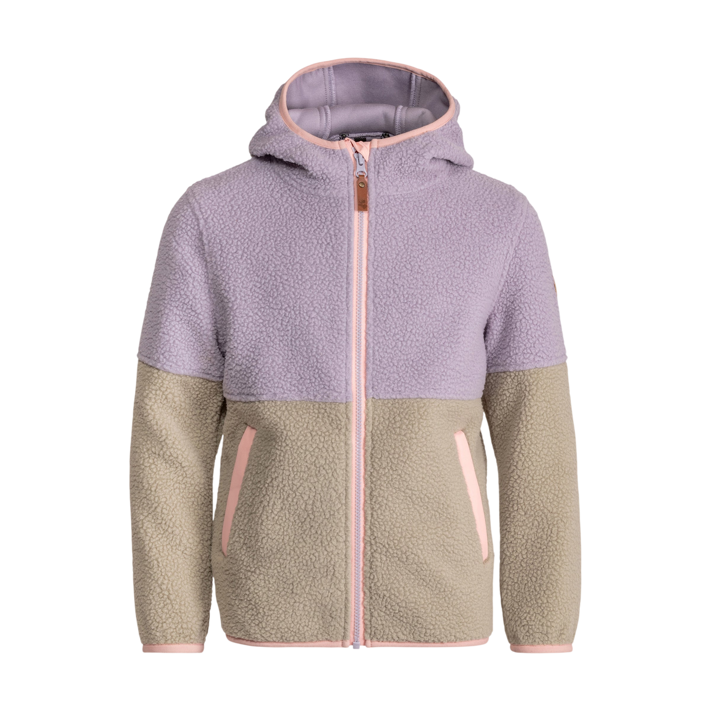 Kinder Sherpa Chips Fleece lavender aura