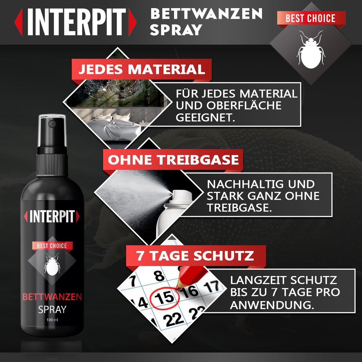 Interpit® | Anti Bettwanzen Spray