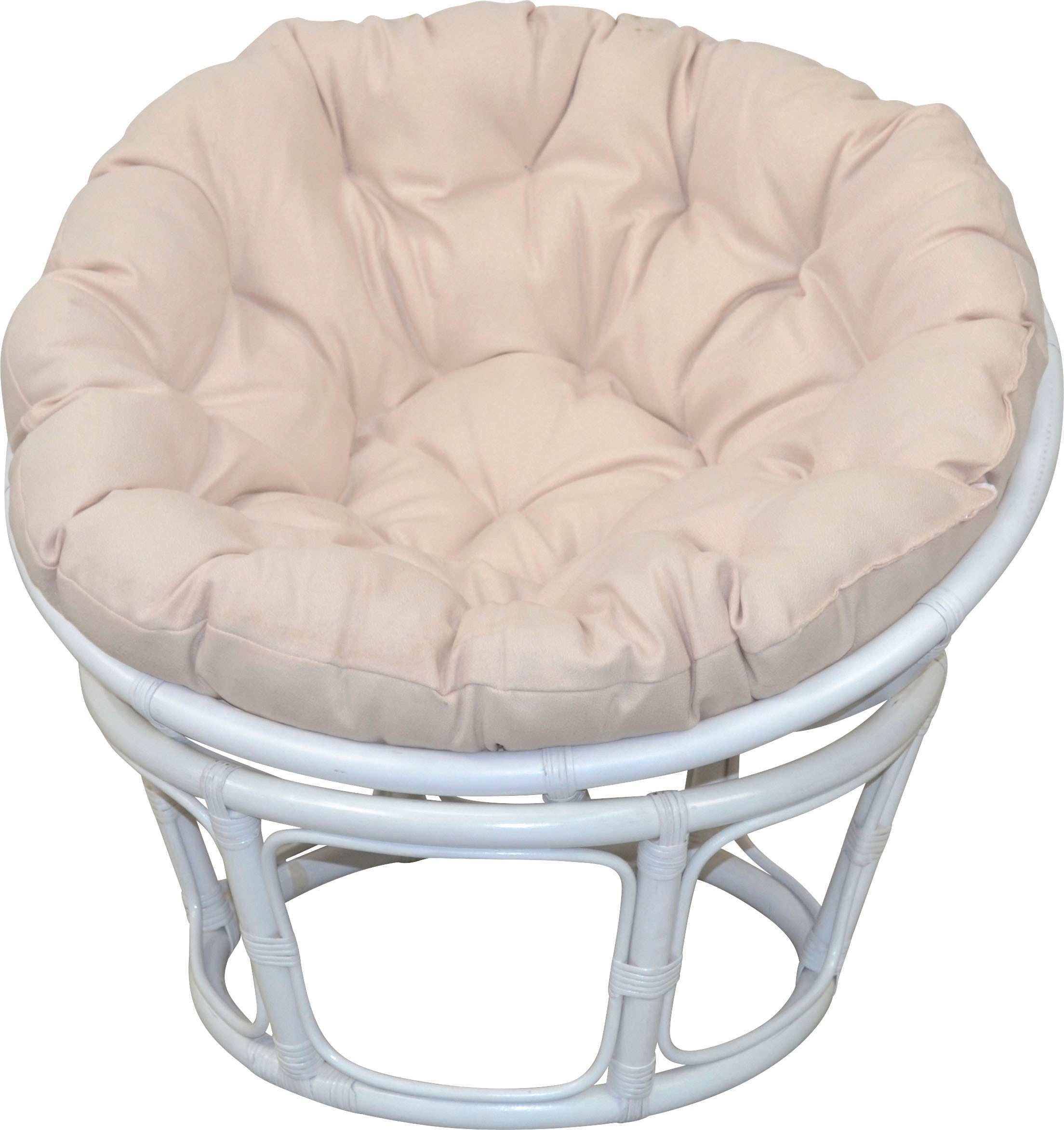 Home affaire Rattanstuhl »Papasansessel, TOPSELLER!« () aus geflochtenem Rattan, in verschiedenen Grössen (80-110 cm)