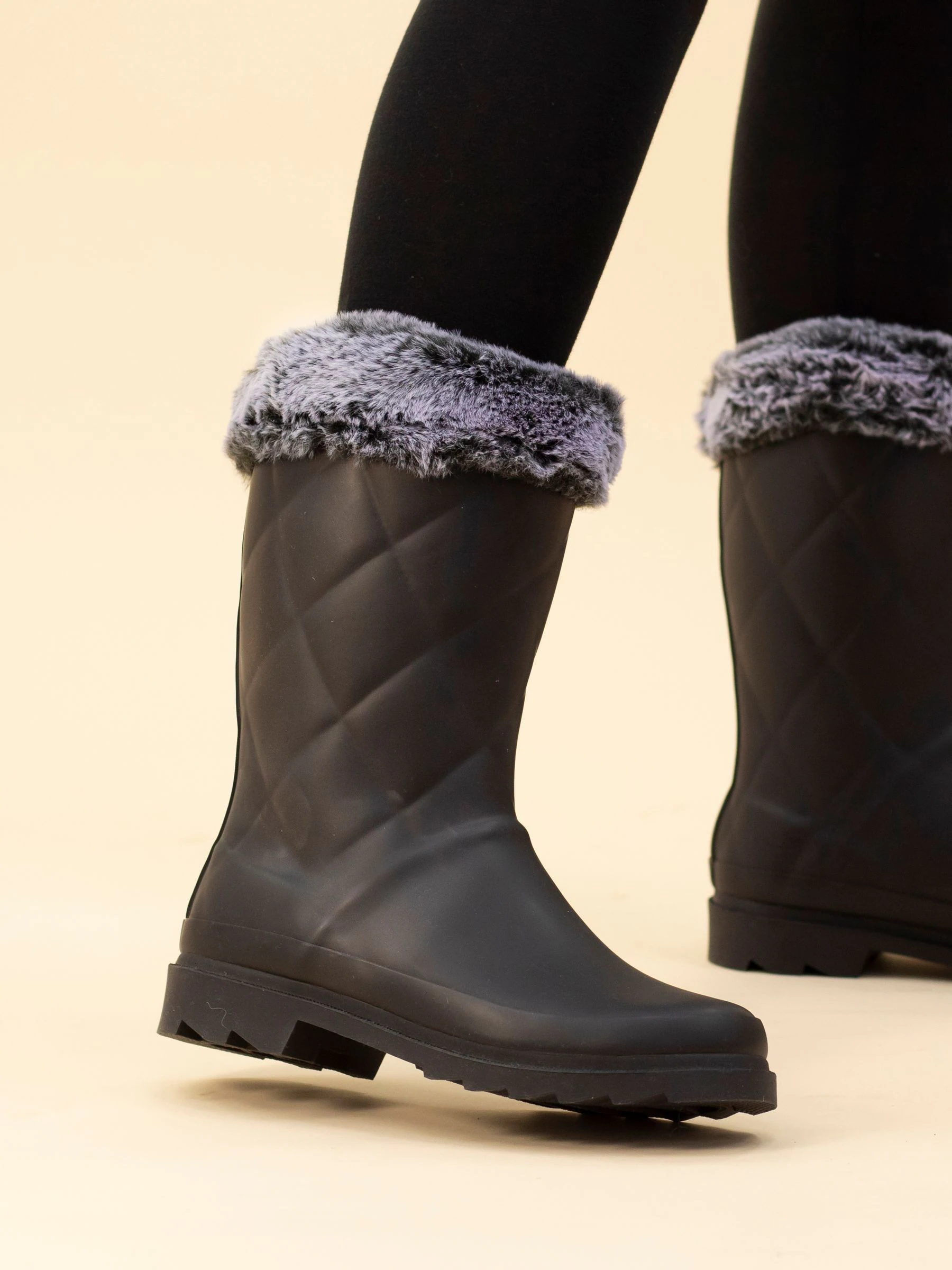 Lunar LD Norway Faux Fur Lined Wellingtons