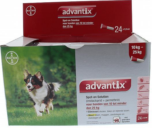 Advantix Spot-On - Pipetten - Diergeneesmiddel - 2.5 ml