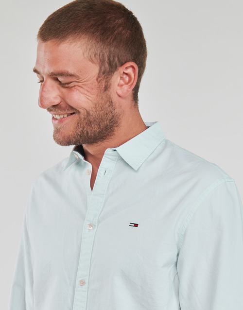 Tommy Jeans - TJM CLASSIC OXFORD SHIRT - Bleu ciel