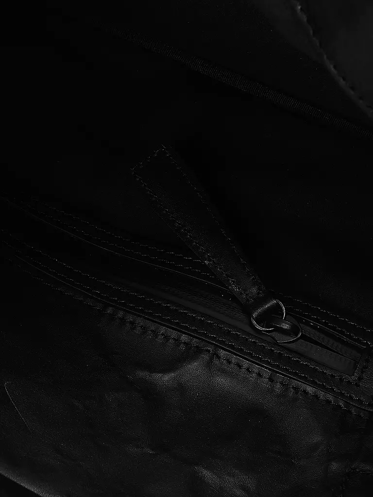 DUREN Ledertasche - Henkeltasche THE MAN  schwarz