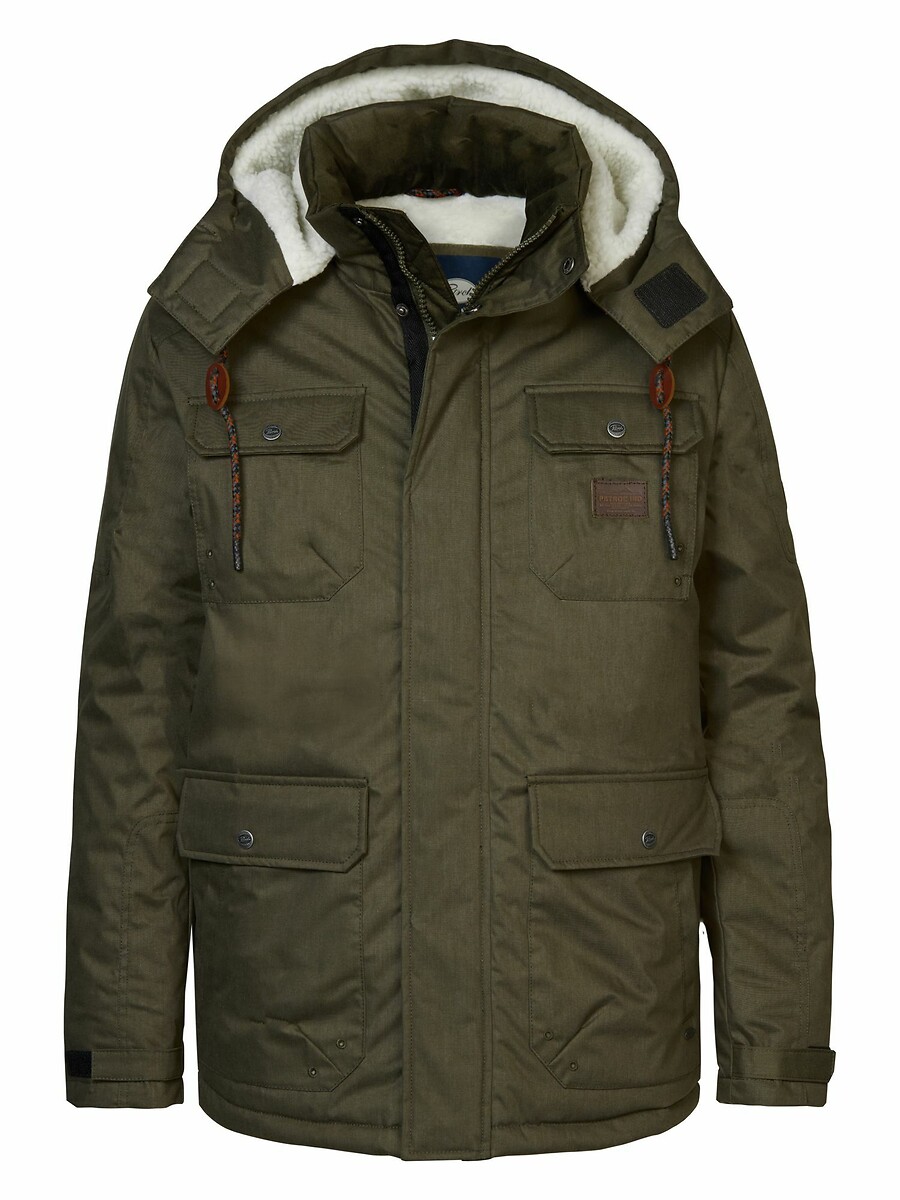 INDÚSTRIAS PETROLÍFERAS<br>Parka com capuz