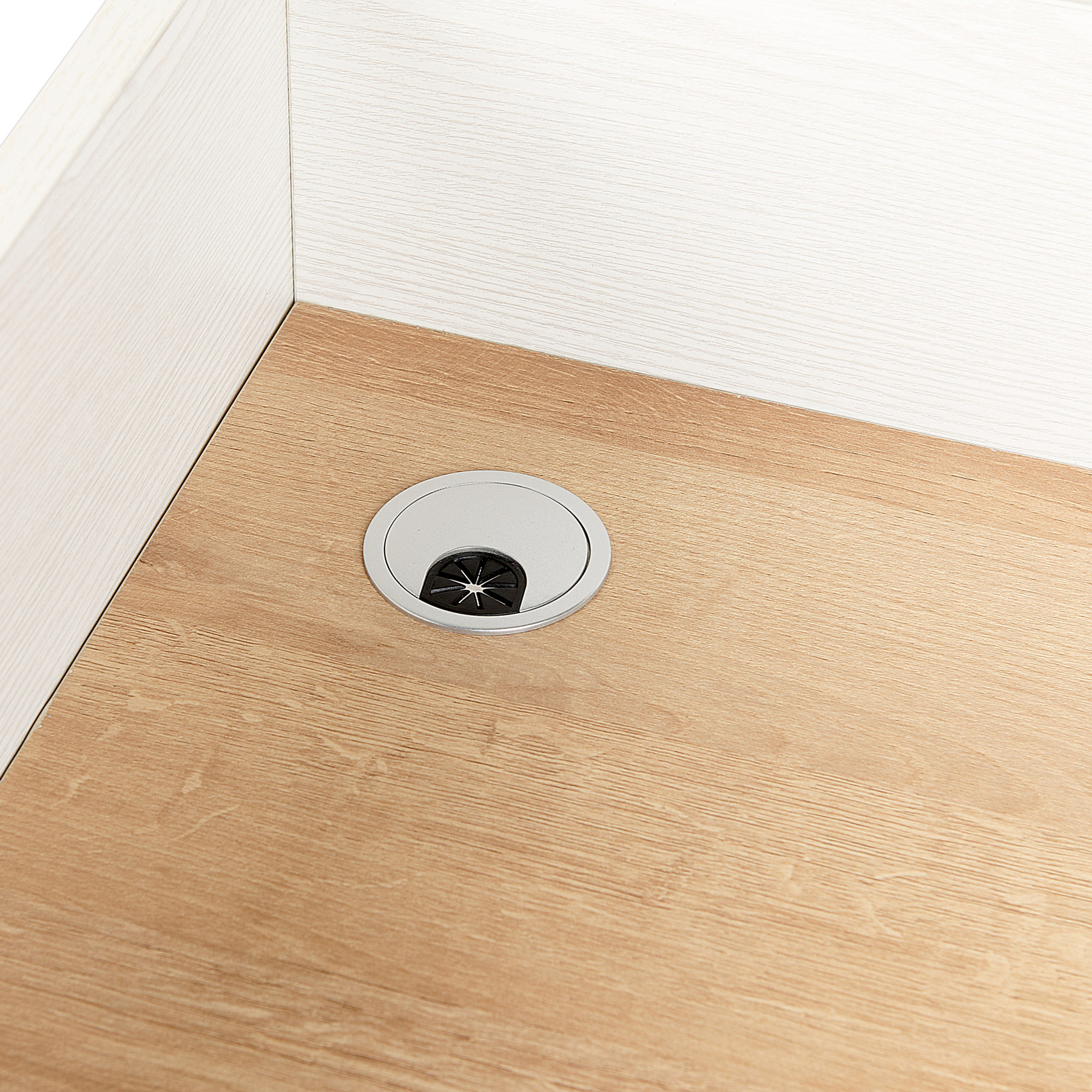 Beliani - ANAH - Bureau - Lichte houtkleur - MDF
