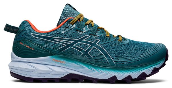 Chaussures Running Asics Gel Trabuco 10 Vert Rose Femme