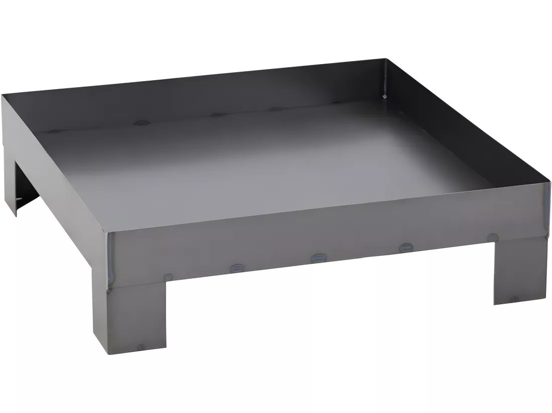 Brasero en acier plateforme 80 cm