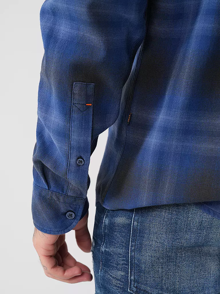 BOSS Hemd Regular Fit RICKERT blau