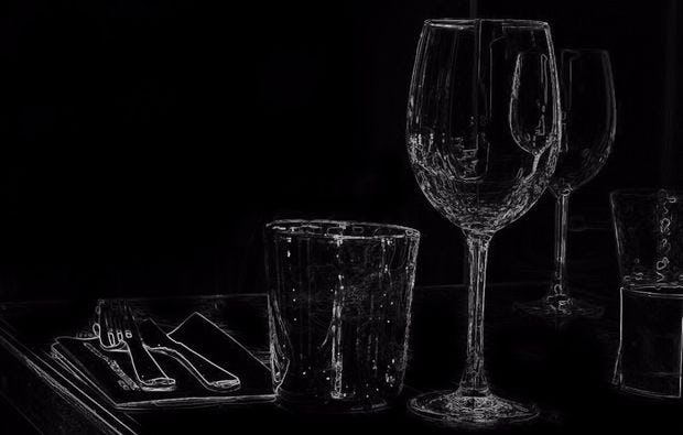 Dinner in the Dark in Schlierbach als Geschenk
