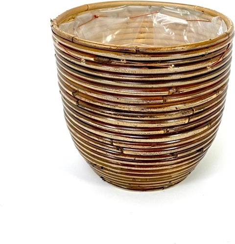 Van der Leeden bloempot brons D 20 H 19 cm