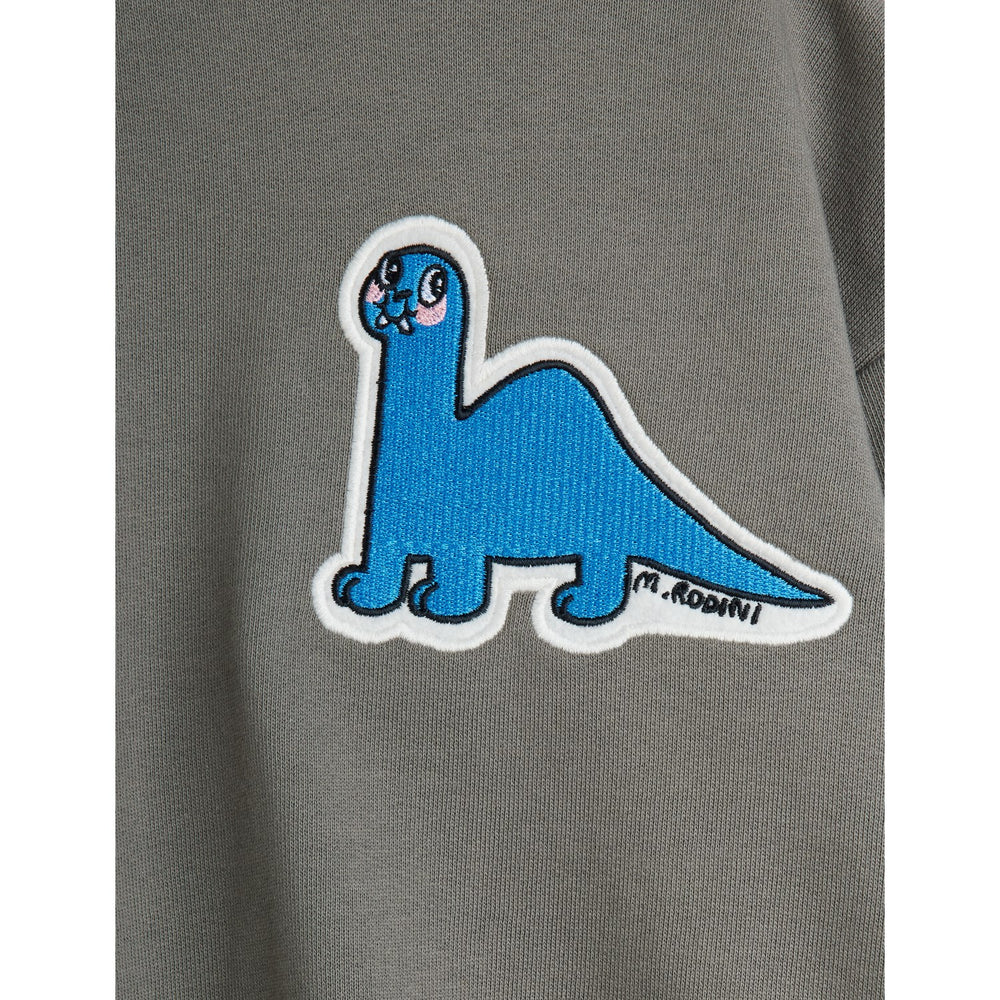Køb Mini Rodini Grey Dino Patch Sweatshirt