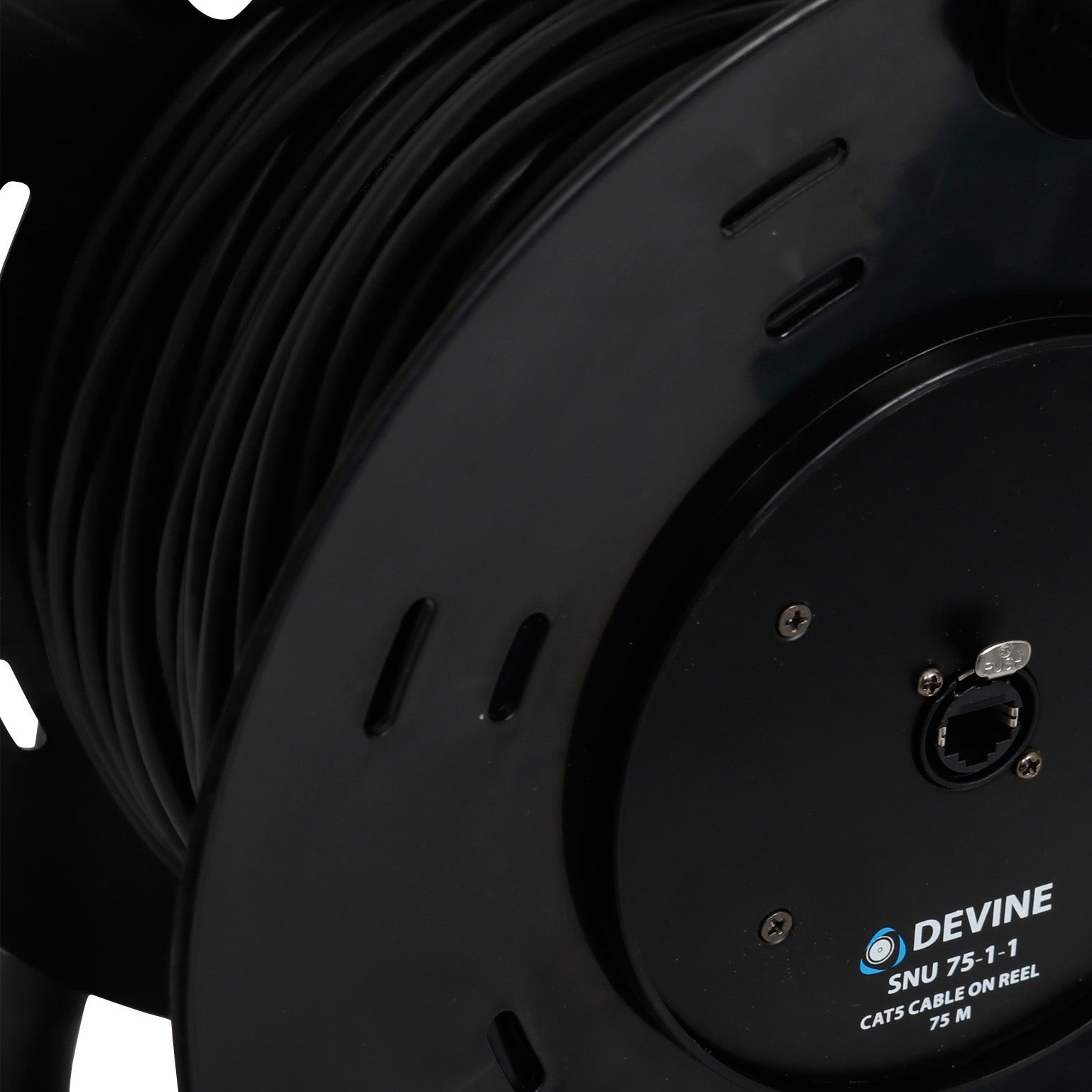 Devine SNU-75-1-1 CAT5 kabel met haspel 75 m