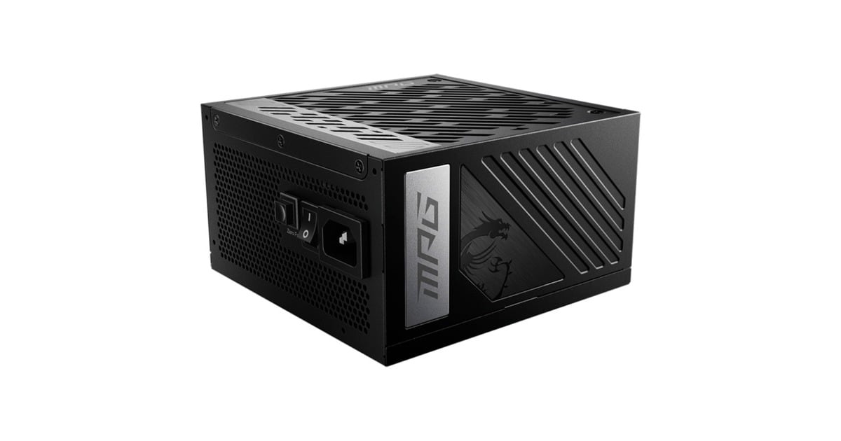 MSIMPG A1000G PCIE5 modulaire 1000 watt voeding   (Zwart, 1x 12V-2x6, 6x PCIe, Tweedekans)