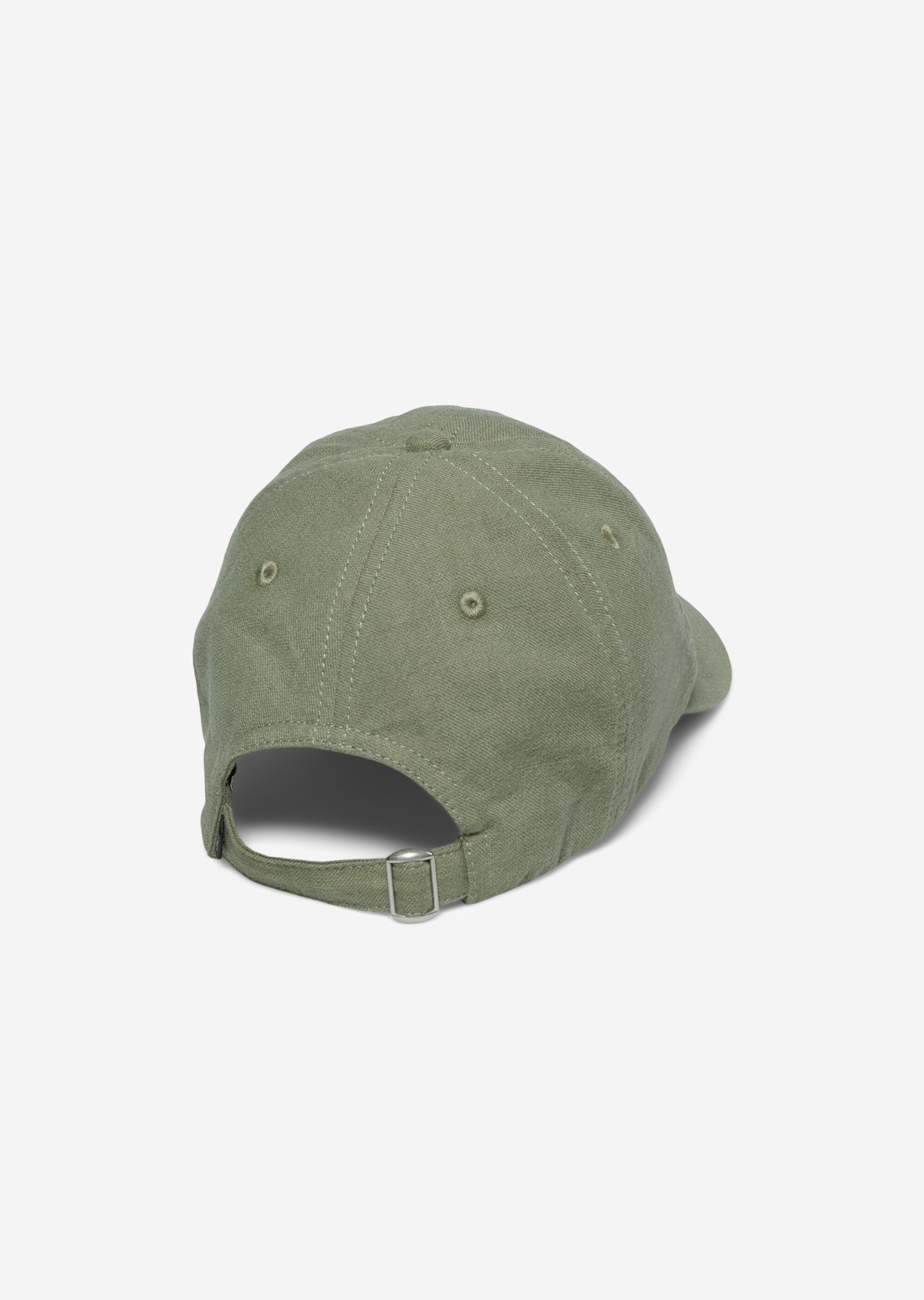 Cap aus Bio-Baumwolle und Leinen
