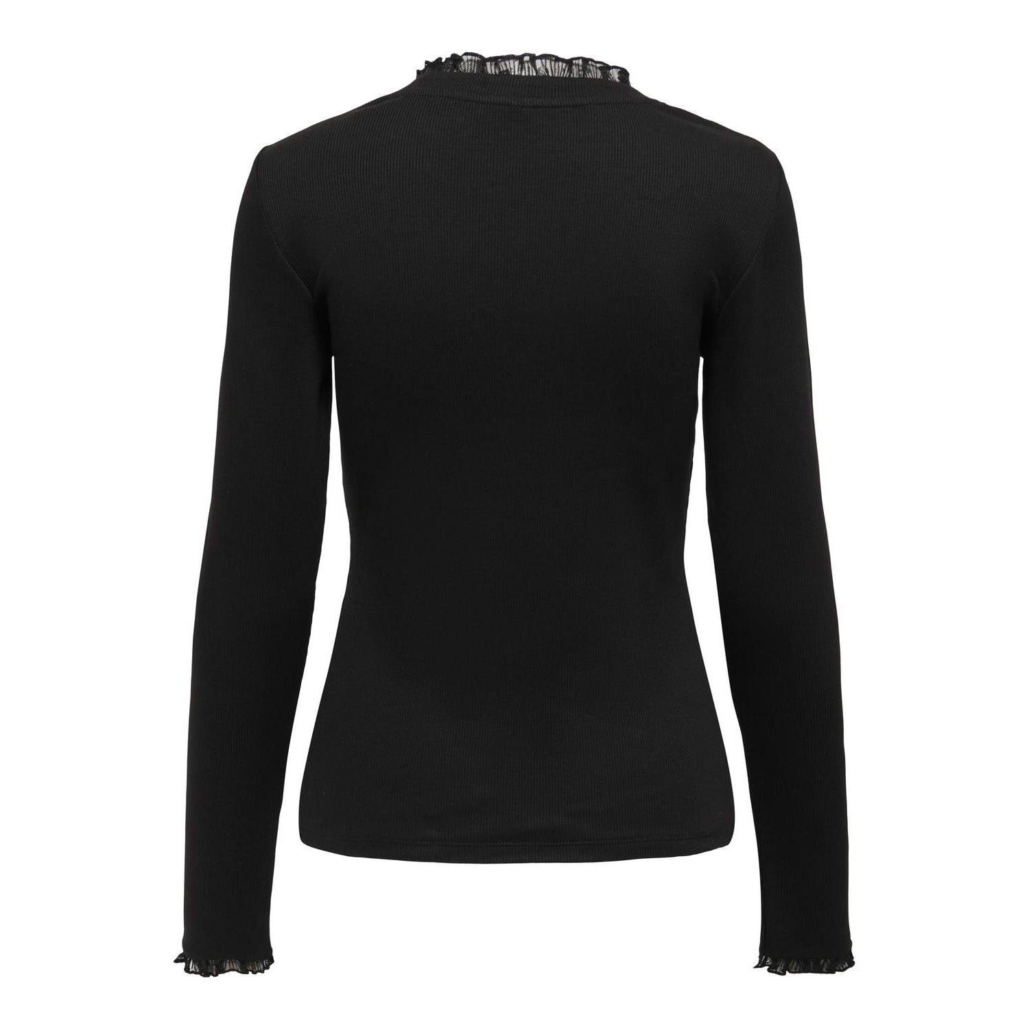 ONLY  Leslie Long Sleeve Lace Mix Top