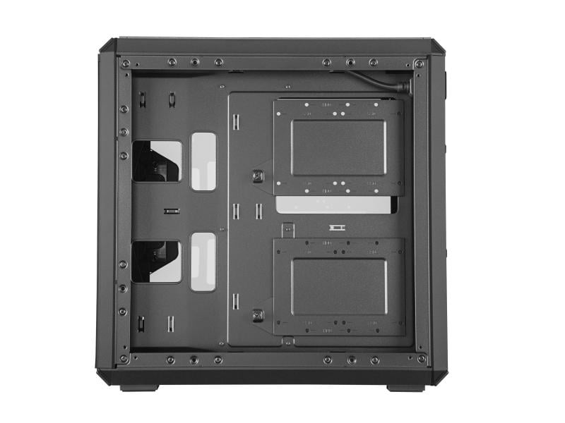 Cooler Master PC-Gehäuse MasterBox Q500L Flexibel gestaltbarer Mid-Tower mit Mini-Tower Abmessungen