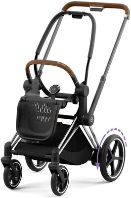 Cybex e-Priam Duovogn inkl. Aton B2 & Base, Cozy Beige/Chrome Brown