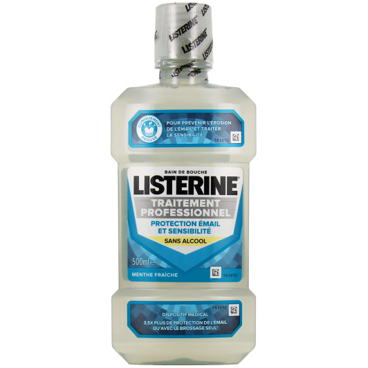 Listerine Traitement Professionnel Protection émail et Sensibilité Bain de bouche