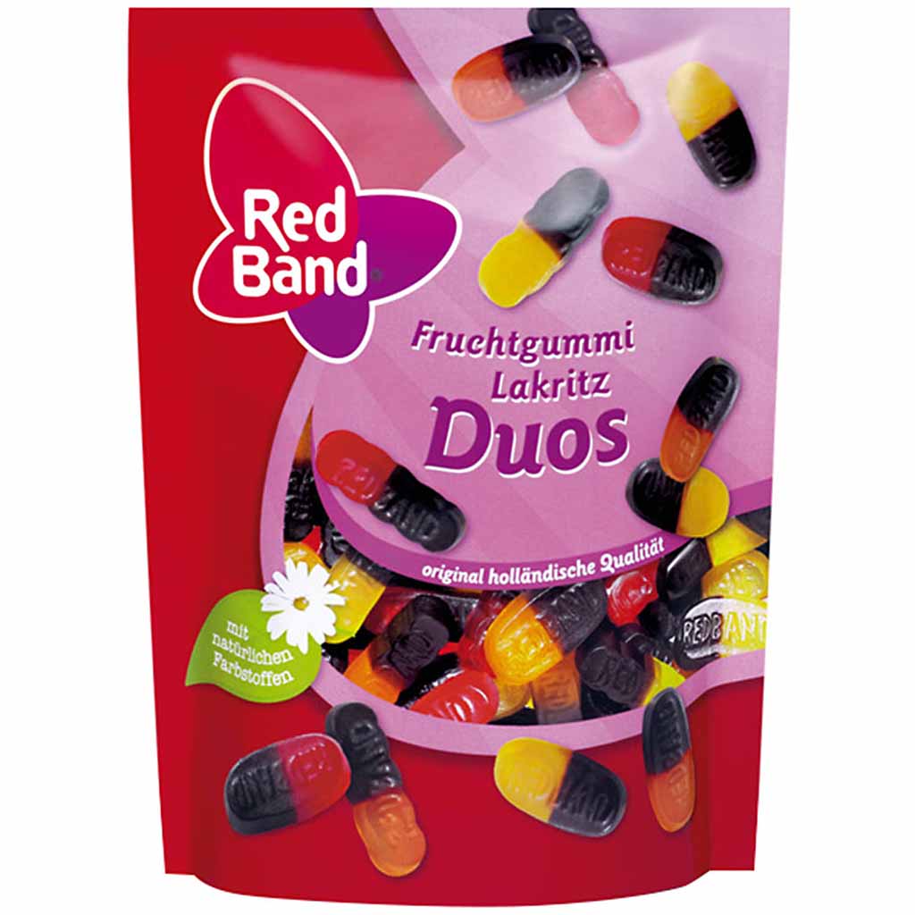 Red Band Fruchtgummi Lakritz Duos 200g MHD:8.11.25