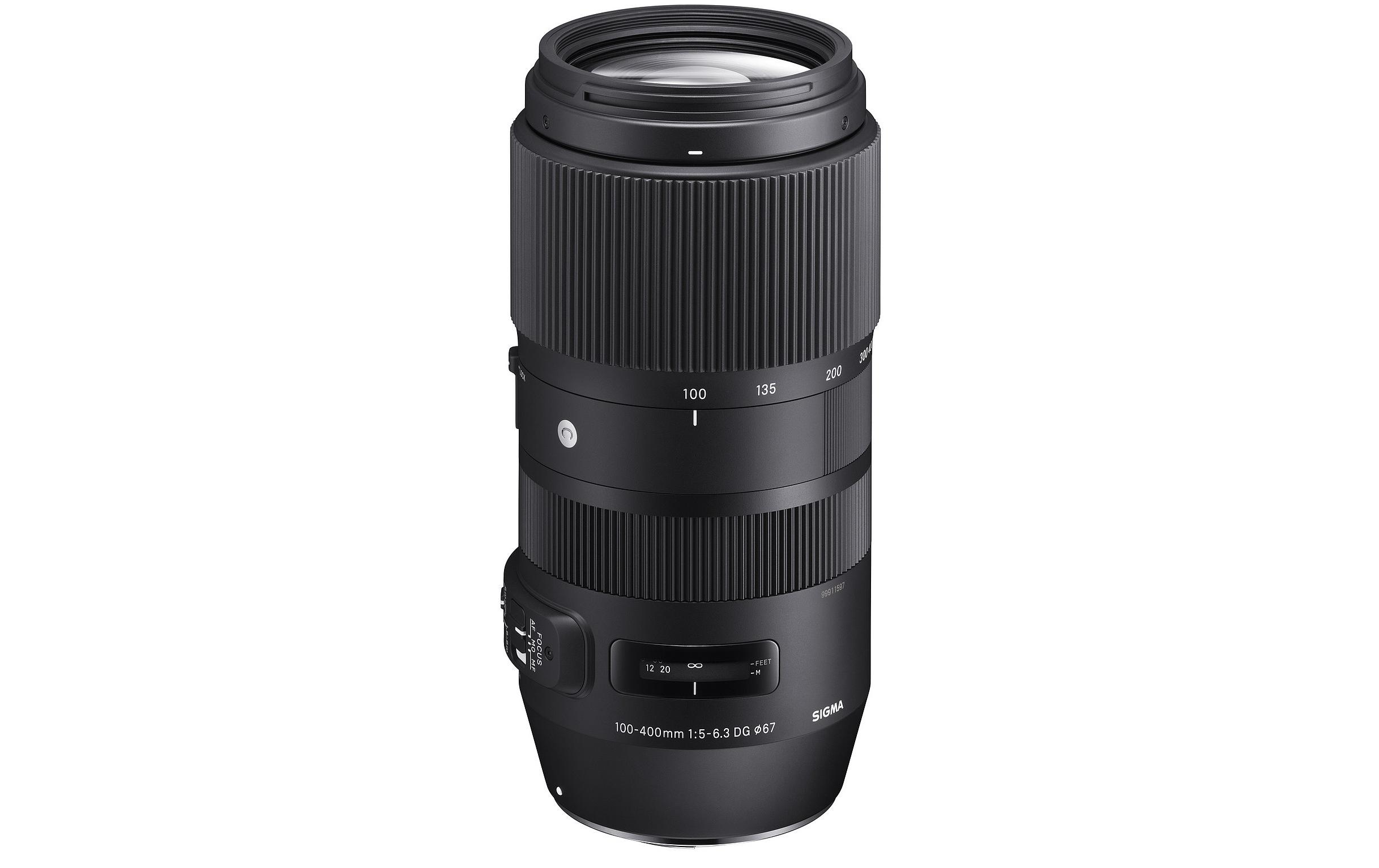 Zoomobjektiv 100-400mm F/5.0-6.3 DG OS Sony E-Mount<br>Ultra-Tele-Zoom-Objektiv mit optischem Stabilisator