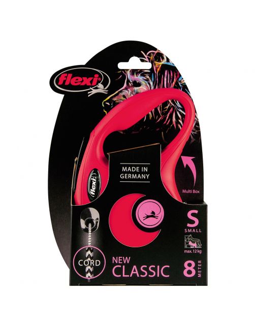 Flexi Rollijn Classic Koord S Rood - Hondenriem