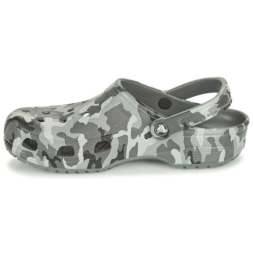 Crocs - CLASSIC PRINTED CAMO CLOG Camuflaje / Gris