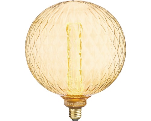 LED globelamp G200 E27/2,5W goud 125 lm 2000K homelight 820 Mirage
