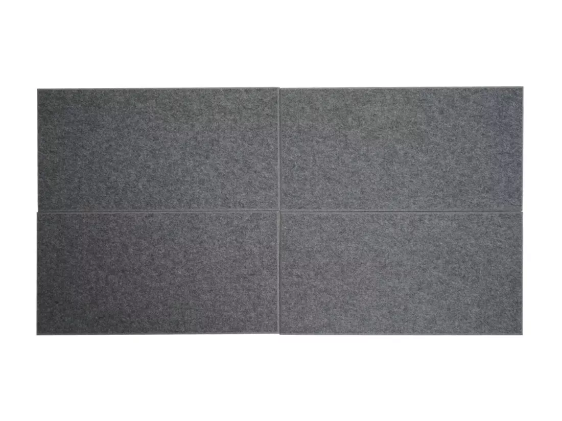 Panneau mural acoustique MCW-L52 (set de 6), gris