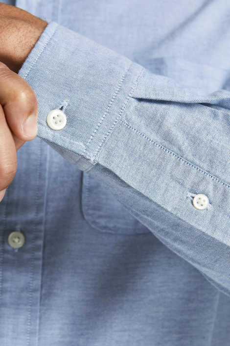 Jack & Jones blauwe heren overhemd