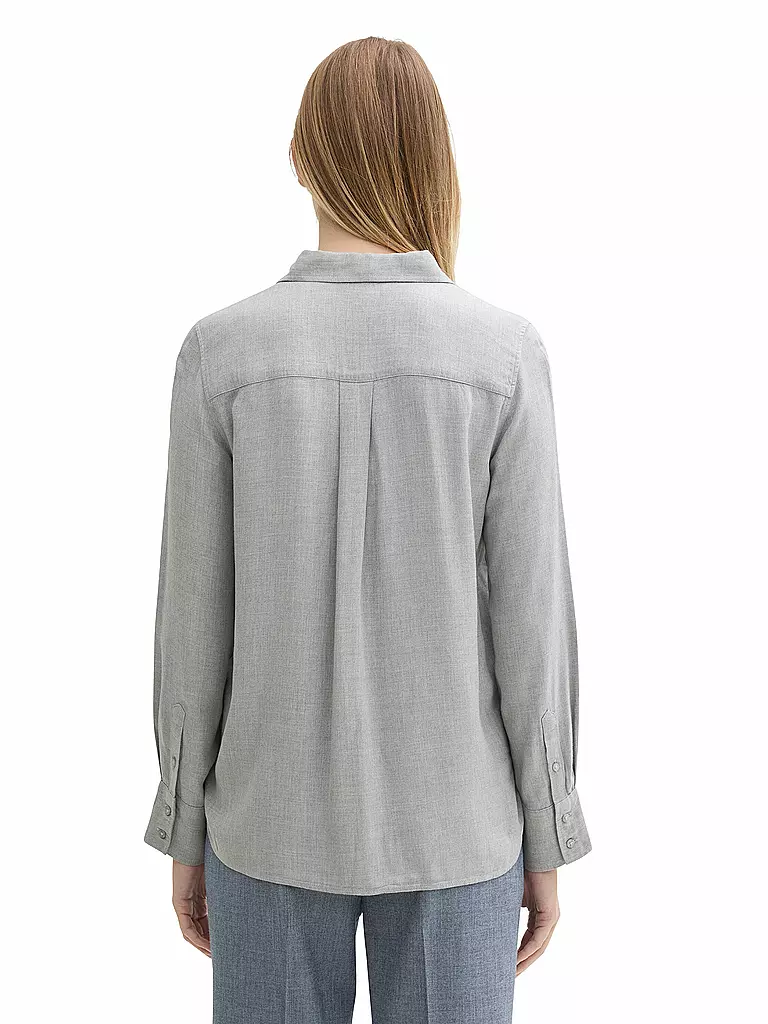 TOM TAILOR Bluse grau