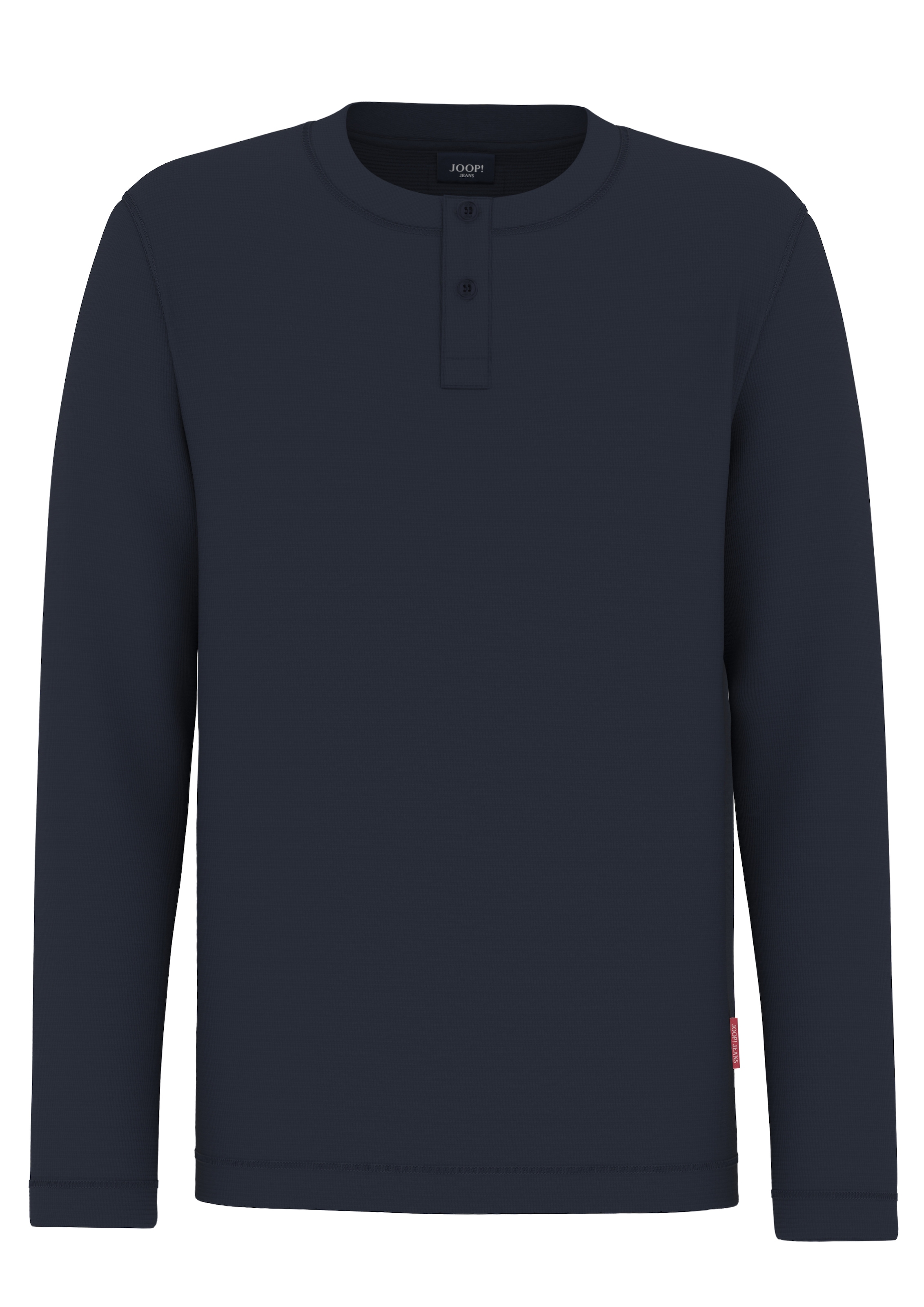 Joop Jeans Langarmshirt »Iram«, mit kleiner Knopfleiste