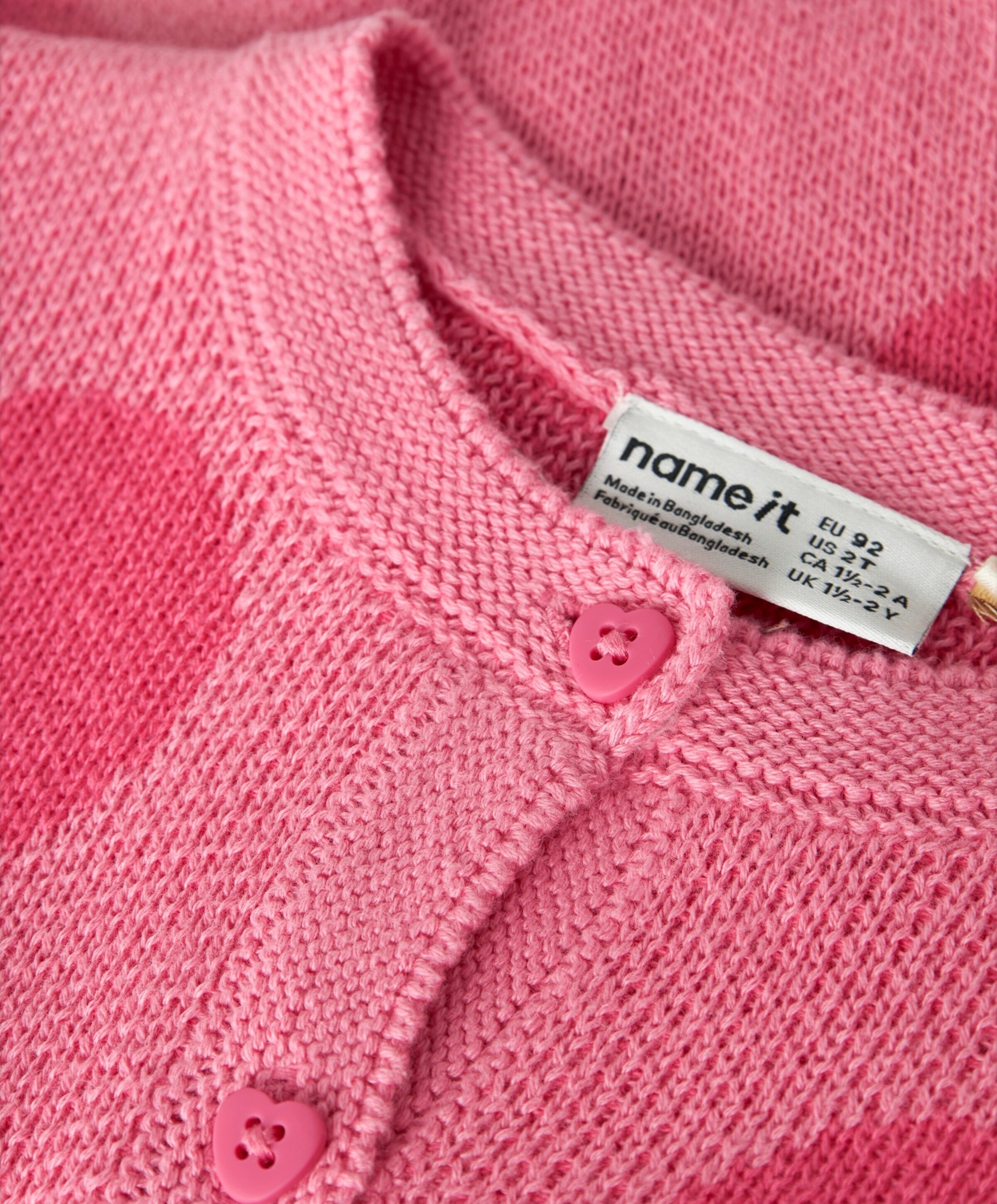 Name it Meisjes vest roze