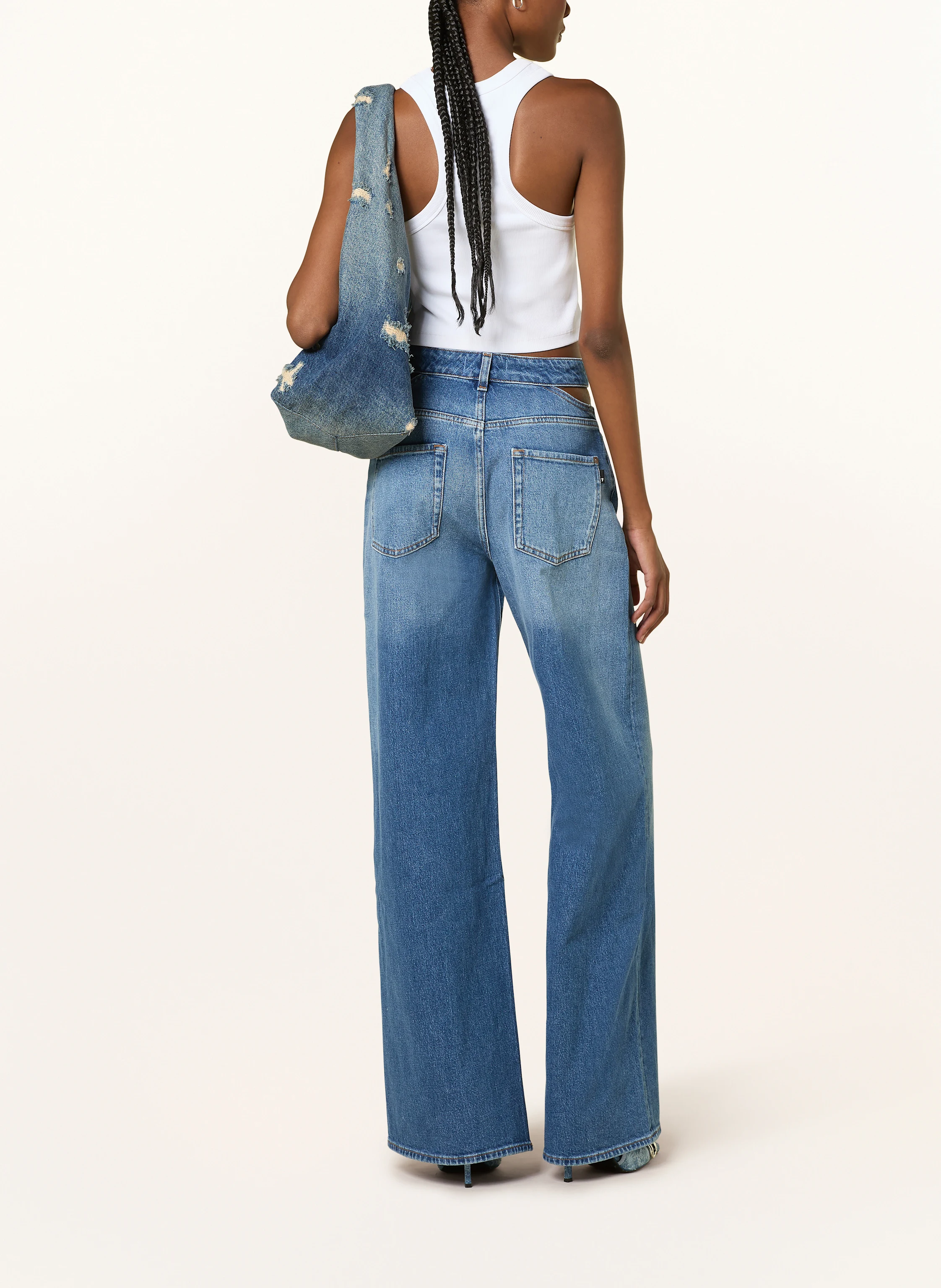 7 for all mankind Bootcut Jeans SCOUT mit Cut-outs