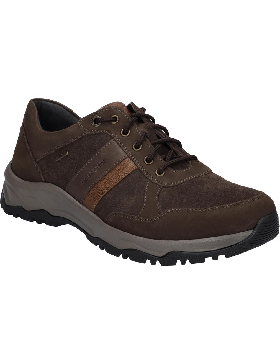 Halbschuh Leroy 56, braun-kombi