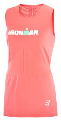 Débardeur Compressport Femme IronMan Seaside Corail