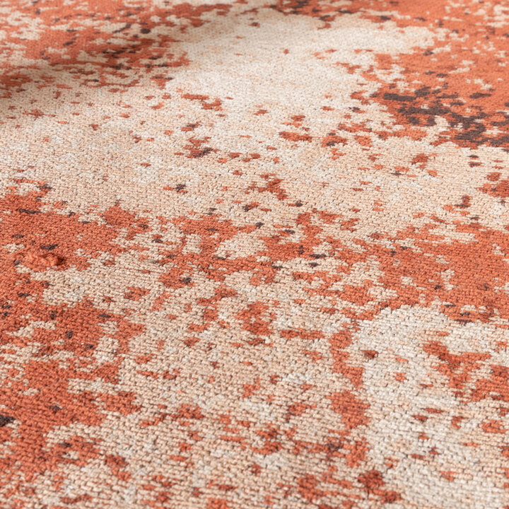 Abstract vloerkleed - Candice Terracotta