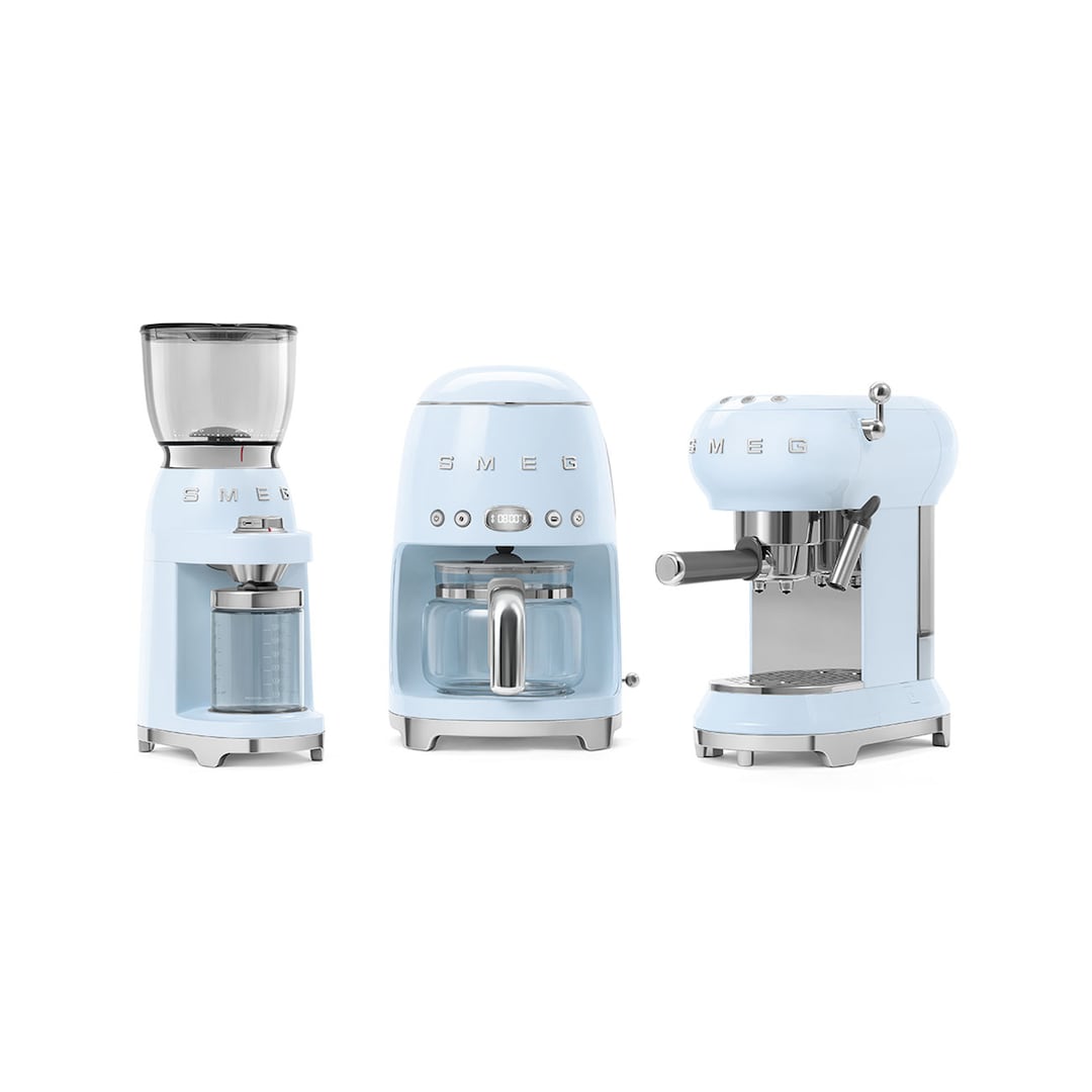SMEG Kaffeemühle Pastellblau 50's Style elektrisch