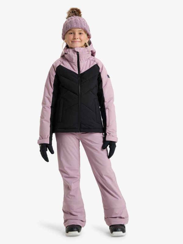 Snowsylva 10K Veste de snow technique Noir Fille 8-16 ans