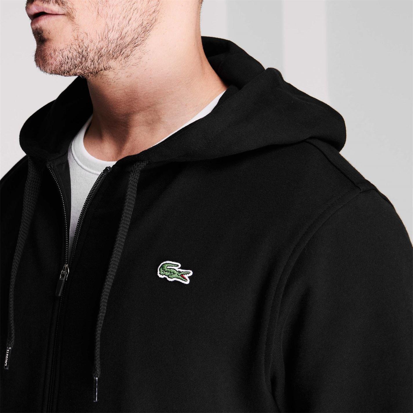 Lacoste Embroidered Croc Zip Hoodie